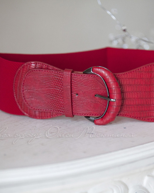 Ремень ' Waist' бордо Ремень ' Waist' бордо