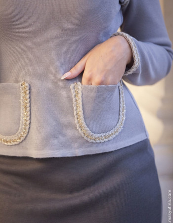 Костюм 'Gray braid' Костюм 'Gray braid'