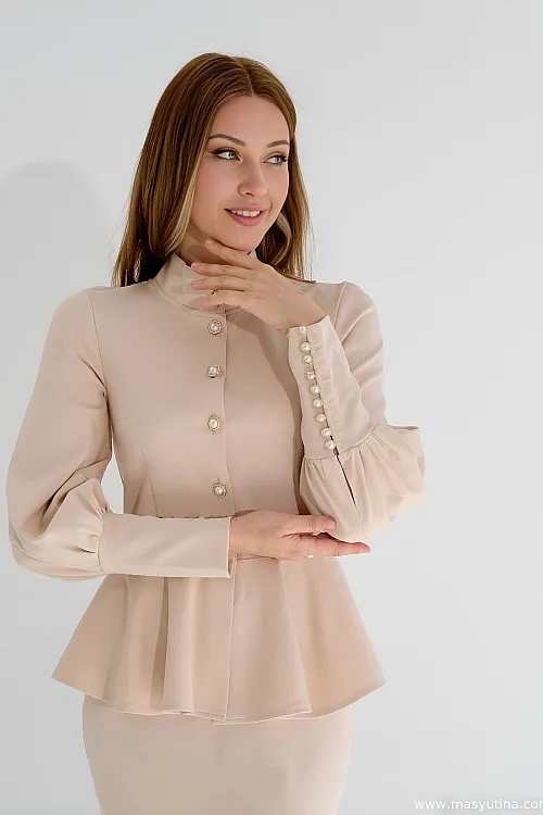 Костюм "Изящное искусство" беж new