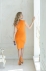 Платье "Деловая классика" оранж