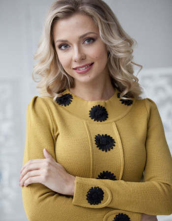 Платье 'Golden oсhre'