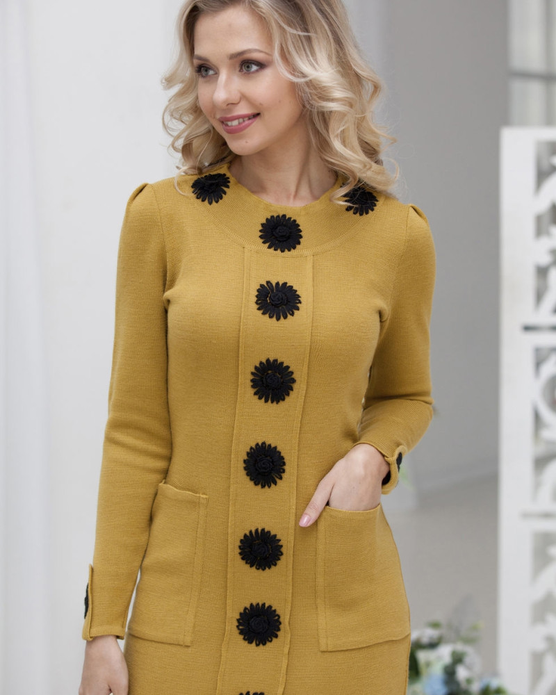 Платье 'Golden oсhre'