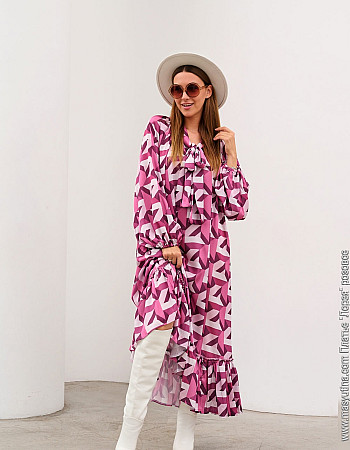 Платье 'Лорея' розовое женское