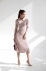 Платье "Милана" бежево-розовое