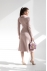 Платье "Милана" бежево-розовое