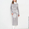 Платье 'Снежана' серое женское