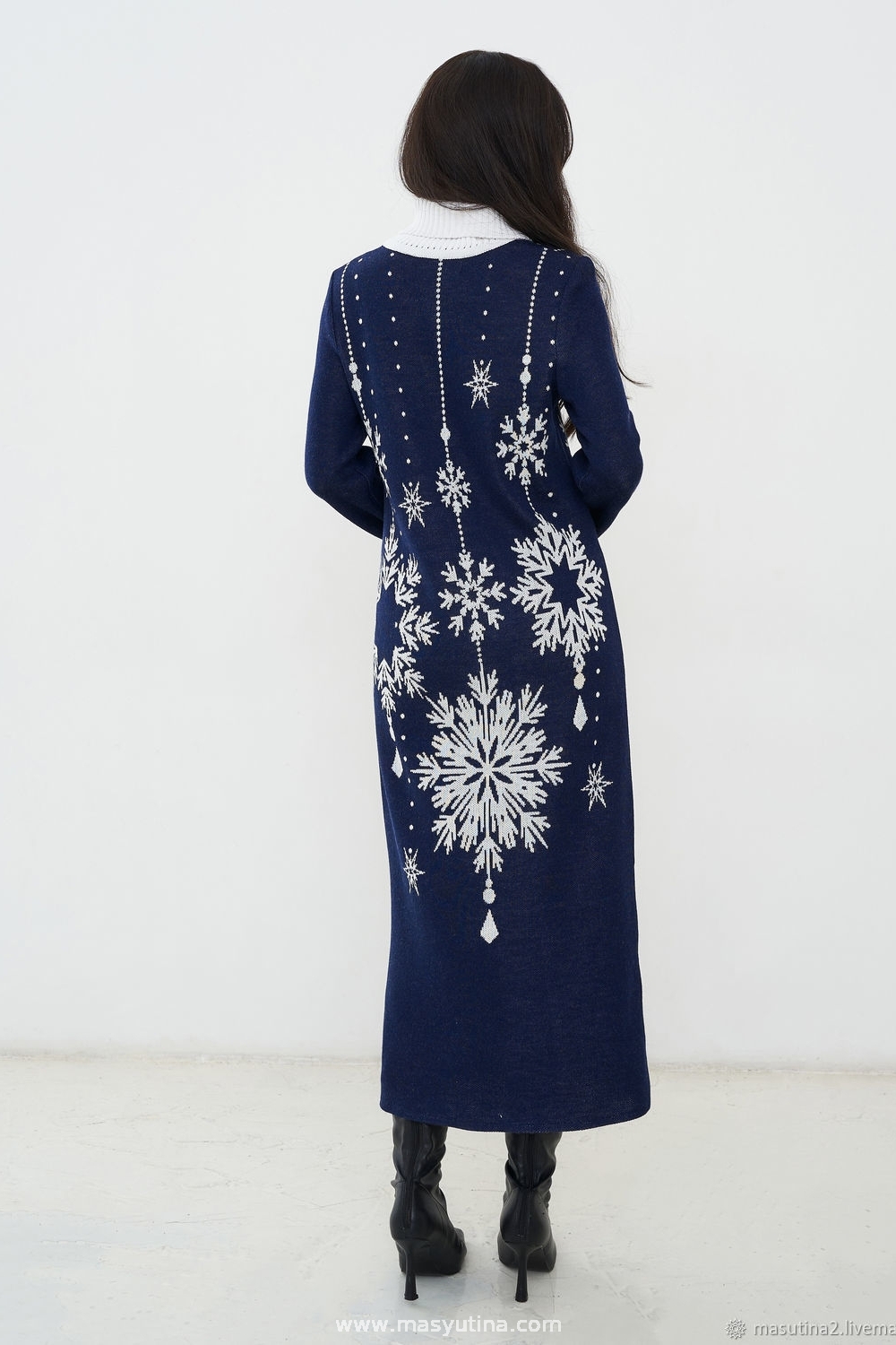 Платье "Снежана" синее