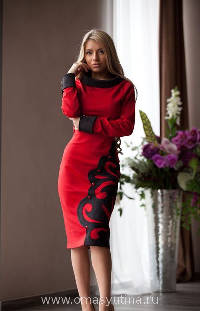 Платье "Художница" red Платье "Художница" red