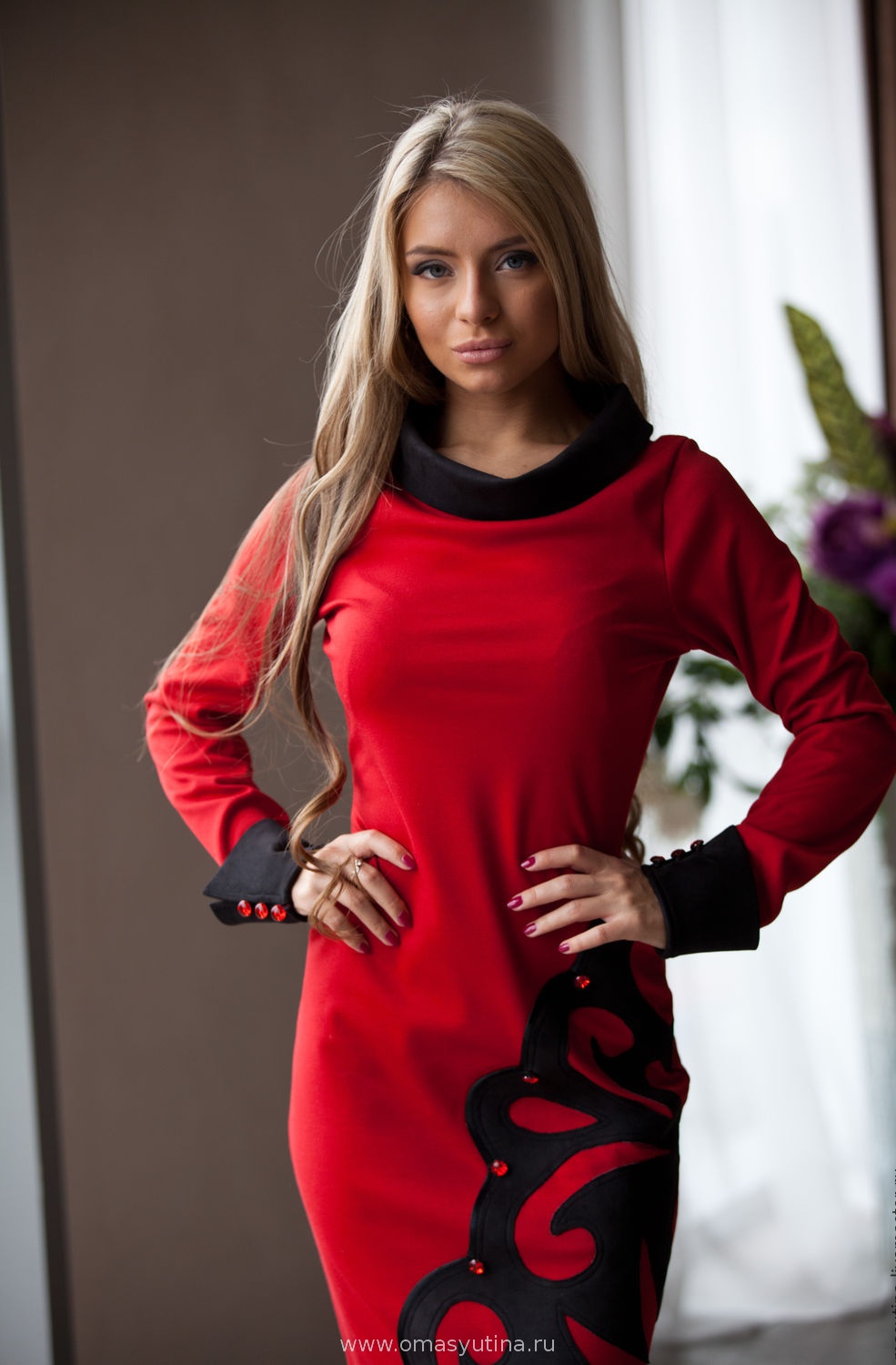Платье "Художница" red Платье "Художница" red